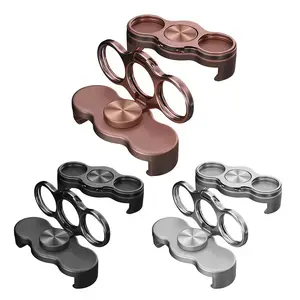 360 Rotation Finger Ring Stand for Phone Dual Loop Folding Mobile Holder Desktop Clip Lazy Bracket