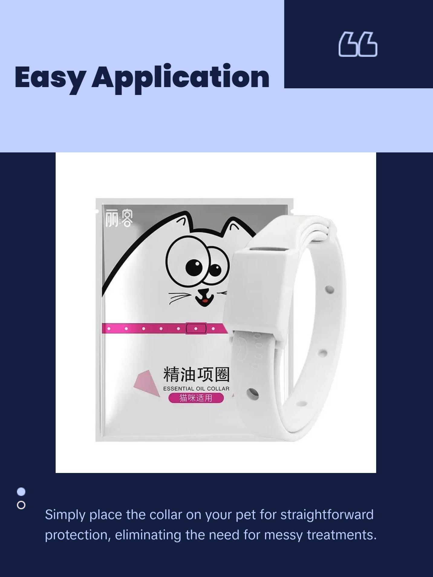 Pet Collar Flea Ring for Kittens and Pets, External Deworming