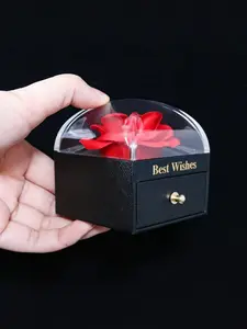 Creative Candy Color Valentine's Day Jewelry Gift Box, Single Layer Ring Earrings Pendant Necklace, Christmas Ornament Mother's Day Present Packaging