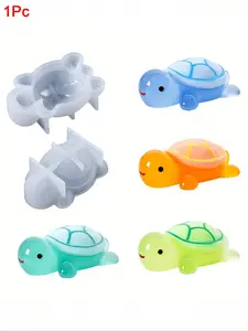 1Pcs 3D Sea Turtle Epoxy Resin Silicone Mold Casting Molds, Mini Turtle DIY Micro Landscape Decoration, Small Tabletop Resin Crafts Making Accessories