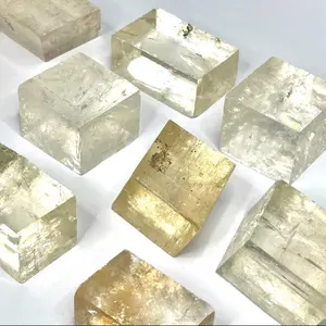 Optical Calcite Iceland Spar from Brazil Crystal Decor and Ornaments for Spiritual Healing Energy Amplification 30-70g or 75-110g Sizes