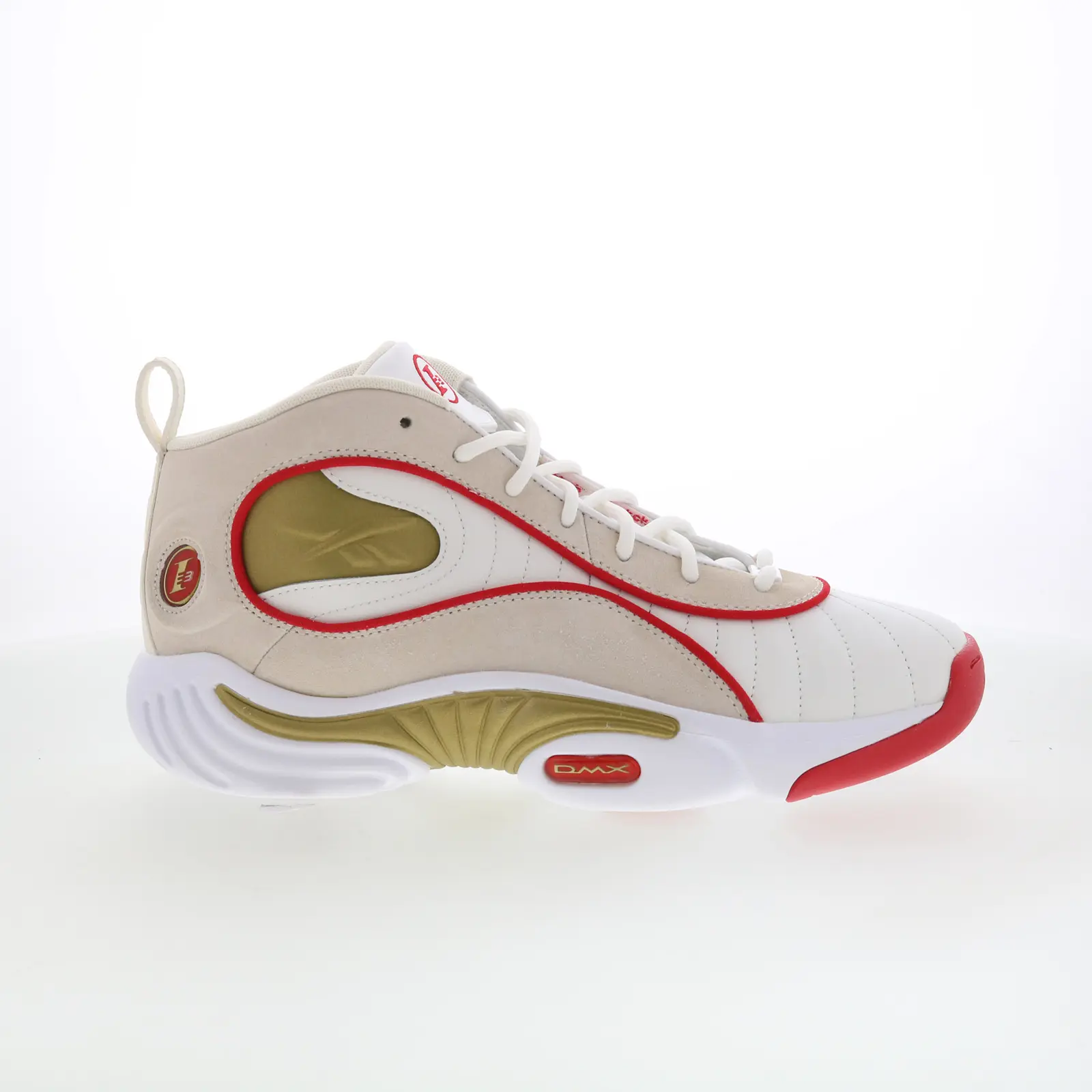 Reebok Answer III 100200996 Mens Beige Leather Athletic Basketball Shoes