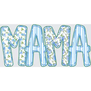 MAMA BLUE FLORAL