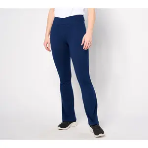 Cuddl Duds Flexwear Crossover Waist Bootcut Pant