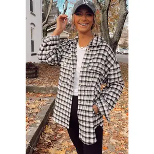 Black Plaid Shacket