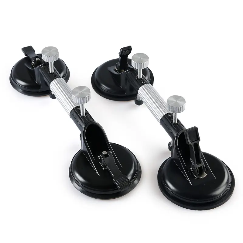 LOZLIN 2PCS Rubber Adjustable Suction Cups - Home Repair Tools for Countertop Installation, Glass Connection & Granite Seam Fixing, Versatile Hand Tools for Leveling Glass/Marble Surfaces