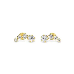 Earring Large Cz