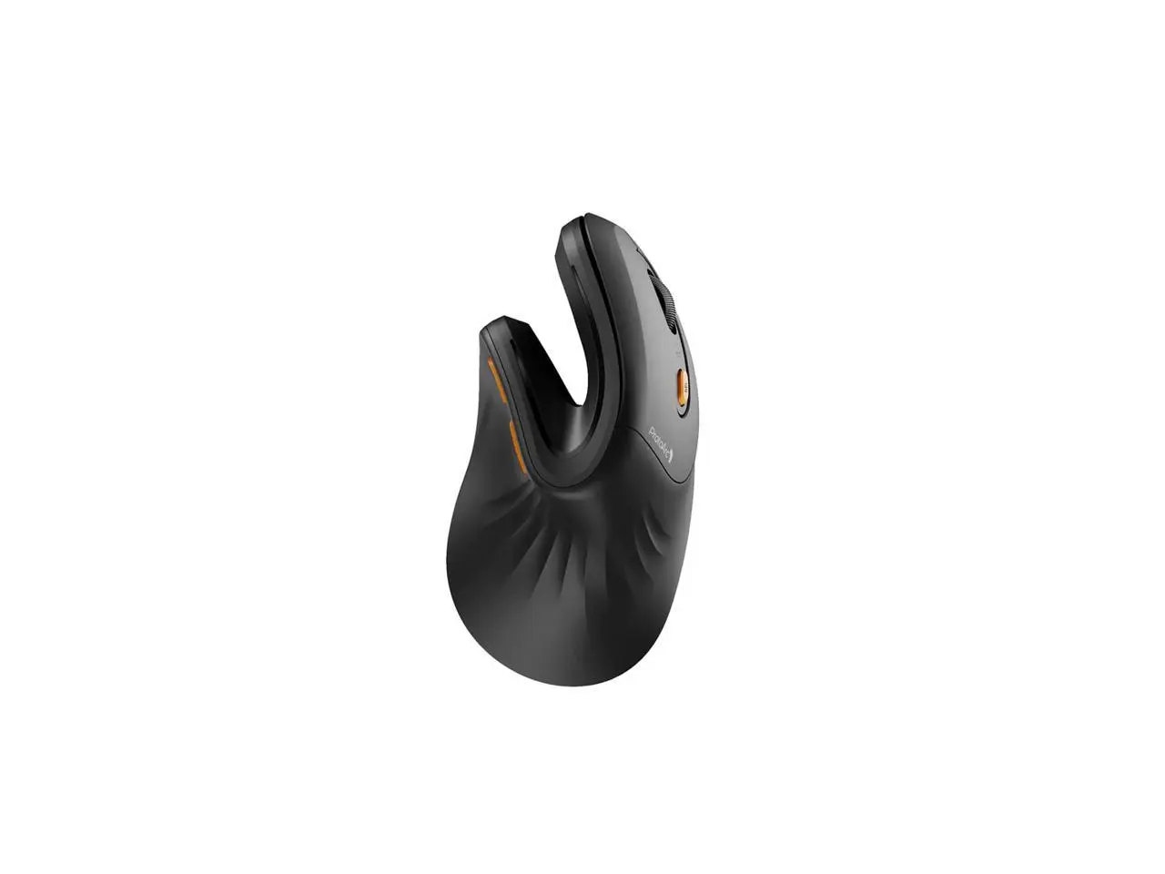ProtoArc Ergonomic Bluetooth Vertical Rechargeable Mouse - 3 Multi-Device Connectivity for Computer/PC/Laptop, 2.4GHz Optical Mice for Windows, Mac OS, EM11 NL - Black