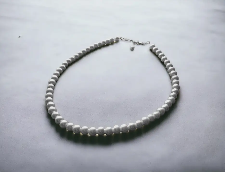 Classic Pearl Choker Necklace | Affordable Faux Pearl Minimalist Jewelry for Men, Women, and Everyone | Hailey Allen Designs