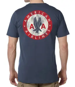 AMERICAN AIRLINES LOGO MEN'S T-SHIRT- Unisex Heavy Cotton Tee T-Shirt