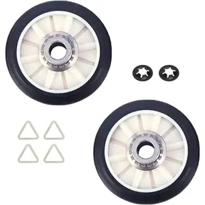 JESE 349241T Dryer Rear Drum Support Roller Kit Replacement Part-Fit for Whirl.pool Ken.more Ro.per Es.tate Dryers - Replaces PS347627 AP3098345 3397588 337089 3389901