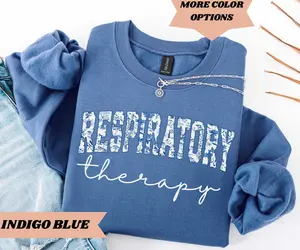 Respiratory Therapy Sweatshirt T-shirt, Respiratory Therapist Shirt Gift for Lung Therapist RT Appreciation Gift Respiratory Crewneck