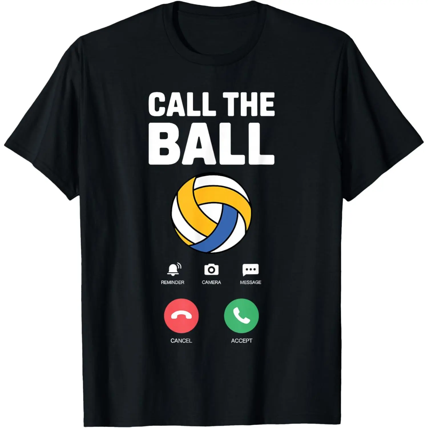 100% Cotton Cute Volleyball Art for Men Women Kids Volleyball Team Coach T-Shirt