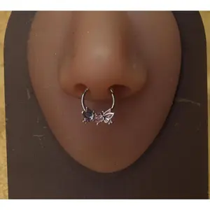 Lotus Wings Heart Middle Septum Piercing
