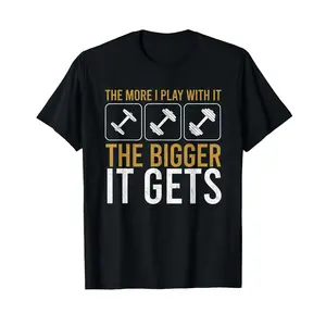T-shirt for men Muscles Get Bigger Bodybuilding Gym Workout Weightlifting T-Shirt