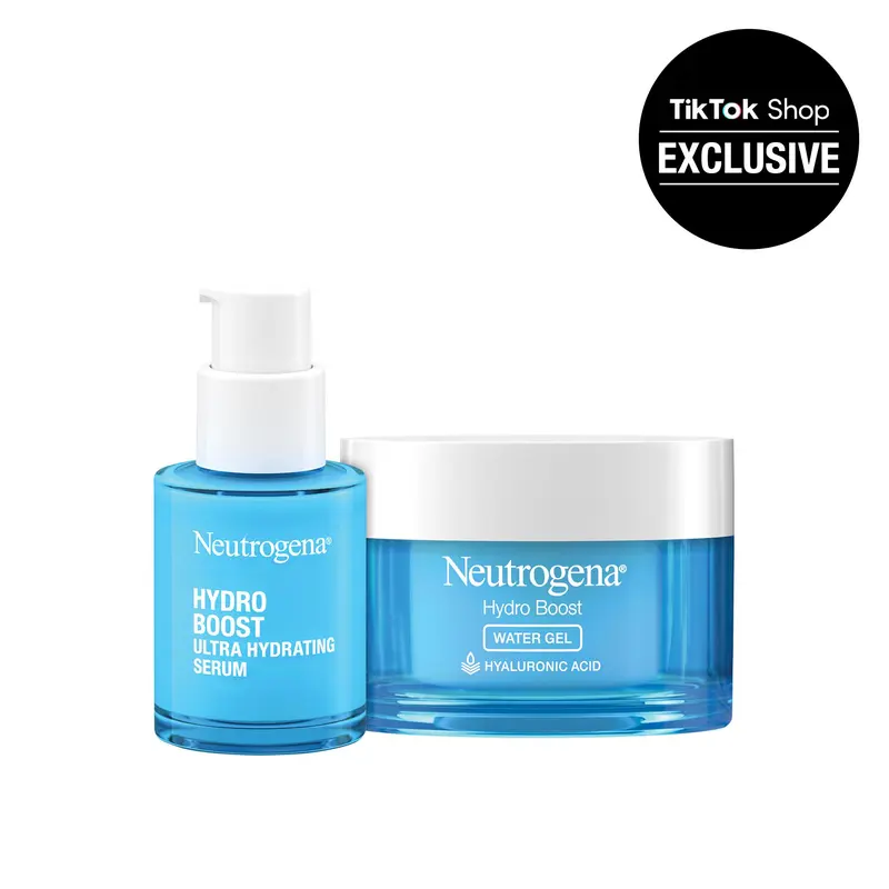 Neutrogena Daily Hydration Boost Duo | Hydrate with Neutrogena Hydro Boost Ultra Hydrating Serum with Hyaluronic Acid & Hydro Boost Hyaluronic Acid Water Gel