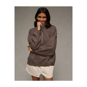 AE Everyday Luxe Quarter Zip Sweatshirt