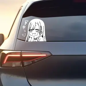 Marin Kitagawa Vinyl Sticker, My Dress-Up Darling Anime Decal, Cute Manga Style Sticker, Waterproof Laptop Phone Sticker