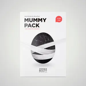 SKIN1004 Zombie Beauty Mummy Pack & Activator Kit | Firming & Pore Tightening Wash-Off Mask Set ‍️ | With Albumen + Charcoal + Niacinamide + Black Truffle Extract | Lifts, Firms & Revitalizes for Smooth, Elastic Skin