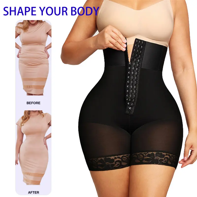 Women's High Waist Girdle Shorts - S‑6XL Plus Size Waist Trainer Leg Shaping Shorts, Tummy Control Faja Body Shaper, Reduction Shapewear for Flat Belly & Butt Lift,Seamless,Anti‑Roll Waistband,Postpartum,Firm Compression,Comfortable Elegant Womenswear
