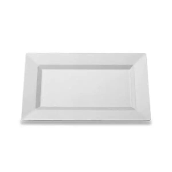 7.5 in. Clear Rectangular Plates | 10 Count