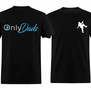 OnlyDads T-Shirt Black Menswear - Father's day - Dad's gift