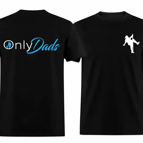 OnlyDads T-Shirt Black Menswear - Father's day - Dad's gift