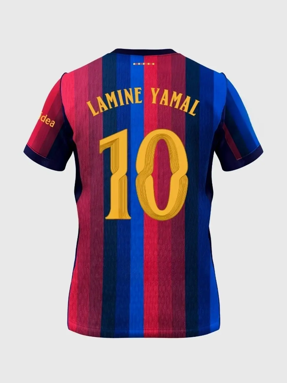 Unisex Soccer Athletic Short Sleeve Football Shirt Sports Fan Training Top Breathable Lightweight Casual Streetwear LAMINE YAMAL 2026/27 Home Replica Jersey
