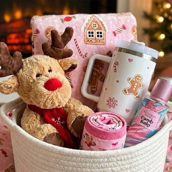 Classic Holiday Gift Basket Bundle – 6 Pieces