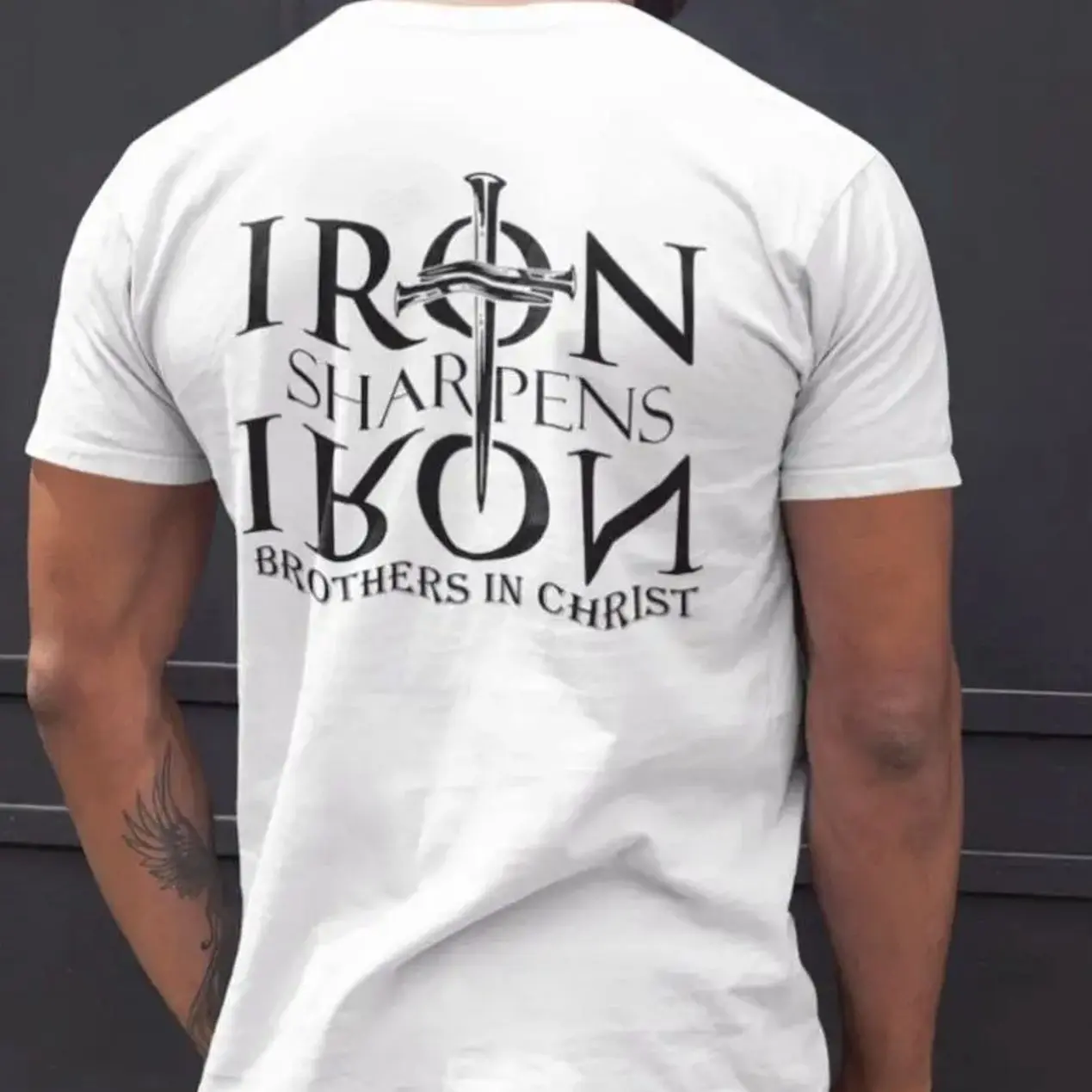 Iron Sharpen Iron Shirt, Christian Dhirts For Men, Faith Shirts For Men Men Christian Shirts Christian Clothing Men Christian Men Tee Shirts 521