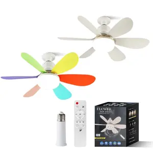 Ceiling Fan Light with Remote Control, 3 Speed & 3 Color Temperature Adjustment Ceiling Fan Light, Universal Indoor Fan & Lighting Equipment for Home Use