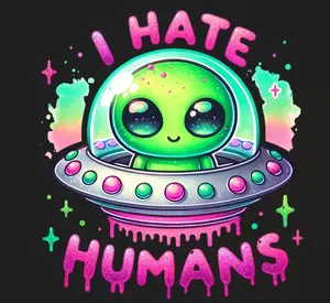 Funny Ready to Press Heat Transfer DTF Transfer - Direct to Film