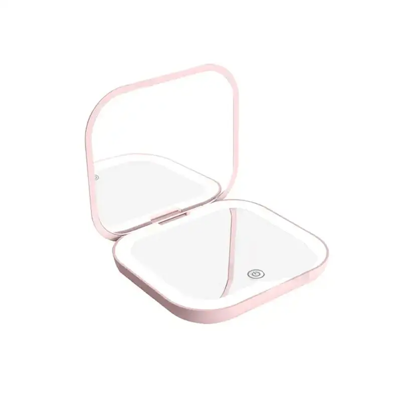 2026 Bestselling LED Makeup Mirror, Desktop Folding Mirror with Light, Dual-Sided Magnifying Mirror, Portable Touch-Up Mirror, Party Gift, Lighted Makeup Mirror, Travel Mirror with Light
