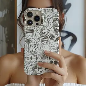 Tortured Poet Tough Phone Case, Eras Phone Case, Book Phone Case, Eras Gift, Sketch Design, Typewriter Phone Case, Writer Phone Case, Magsafe Phone Cases For IP X 11 12 13 14 15 16 17 S21 S22 S23 S24 S25-Ultra Series