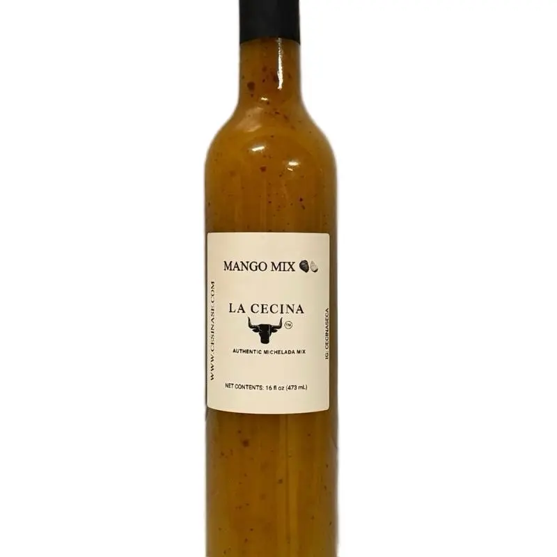 La Cecina Mango Michelada Mix 16oz Authentic Flavor for Rich Taste