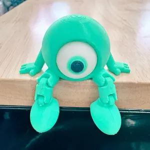 gift box 3D Cute & Funny Eye in Vibrant Mint Green Color Perfect for Kids Play, Decor and/or Collection. Other colors available