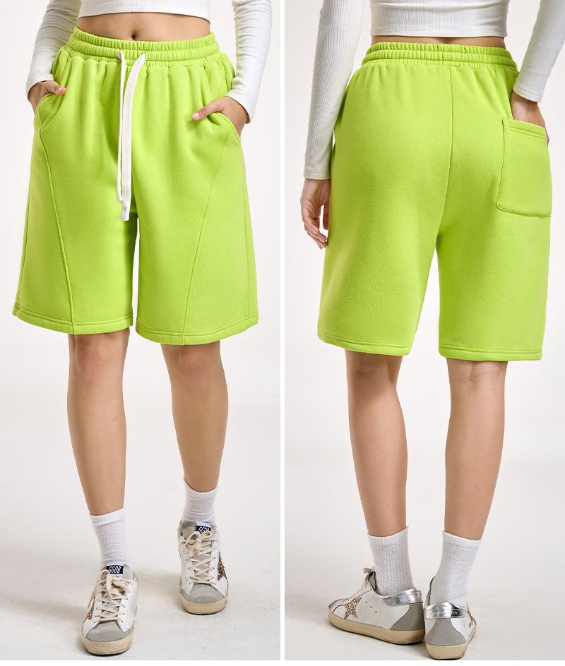 Women’s casual athletic shorts  drawstring, elastic waistband—suitable for outdoor sports, fitness, running, and casual wear; women’s shorts, athletic shorts, womenswear