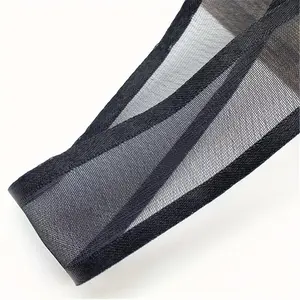 Slanted chiffon ribbon, used for making bows, decorating wedding or Christmas supplies, and DIY gift packaging - for display and packaging Sewing Supplies