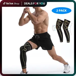 2 Pack IYDoaMea Copper Full Leg Knee Braces For Women & Men, Knee Compression Sleeves With Patella Gel Pad & Side Stabilizers, Knee Support For Sport, Running, Workout black friday Spicy Dill Pickle Kettle Chips Pack Pickle Dealsforyoudays Outdoorfun