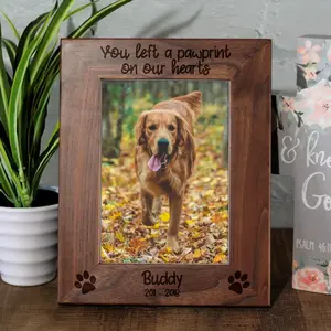Pet Loss Memorial Frame In Memory Of Dog Pet Memorial Custom Memorial Gift Pet Lover Dog Lover Cat Lover Dog Memorial Cat Memorial