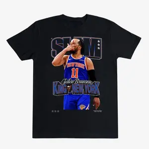SLAM Cover Tee - Jalen Brunson (SLAM 256) unisex game shirt Summer
