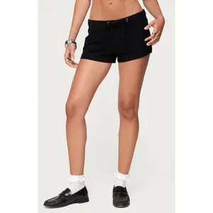 Edikted Women's Hollis Linen Look Shorts
