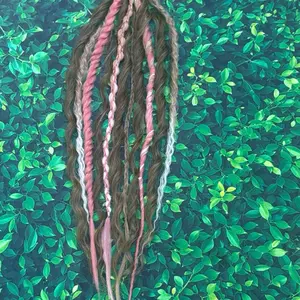 22” Light Brown Neapolitan Dread Ponytail