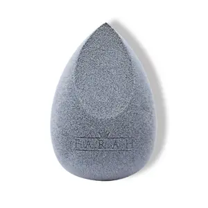 Velvet Microfiber Sponge (Gray) - Vegan and cruelty free makeup and beauty sponge for face makeup and foundation