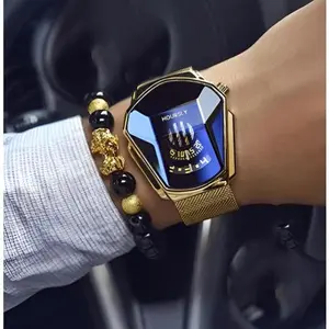 Men's Business Quartz Watch and Beaded Bracelet Set Stylish Trendy Matching Gift for Men Birthday Party Daily Wear All Occasion Fashion Accessory No Box