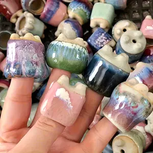 Mini Thumb Plant Pot, Super Cute Small Succulent Planter, Home Gardening Mini Flower Pot, Home Decor Pots, Perfect for Indoor Plants