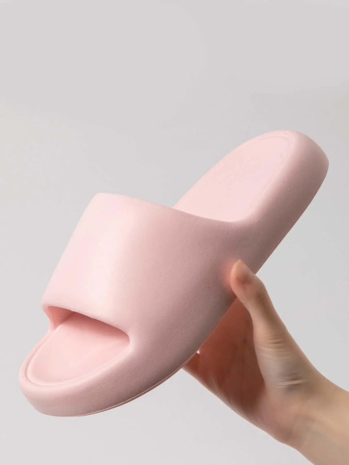 Summer 2024 Women's Fashionable Plain Wide Band Slipper, Casual Slides for Indoor Outdoor Use, Comfort Girl Shoes Footwear