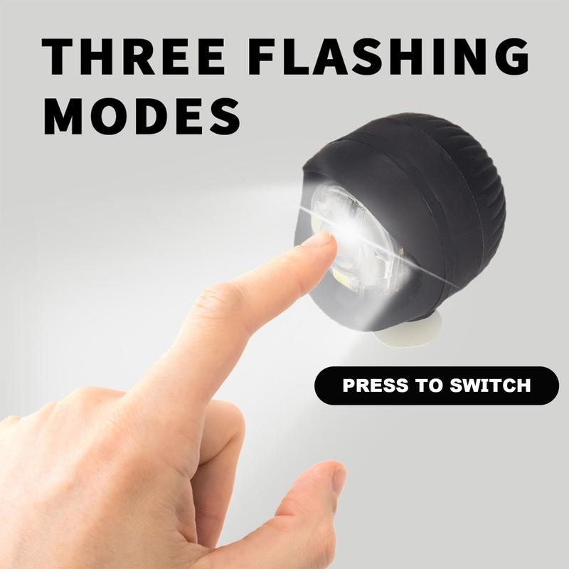 4Pcs LED Shoe Light, Cute Flashlight Croc Charms Attachment Accessories, Croc Lights with 3 Lighting Modes, Croc Headlights for Night Cycling, Camping, Walking & Dog Walking