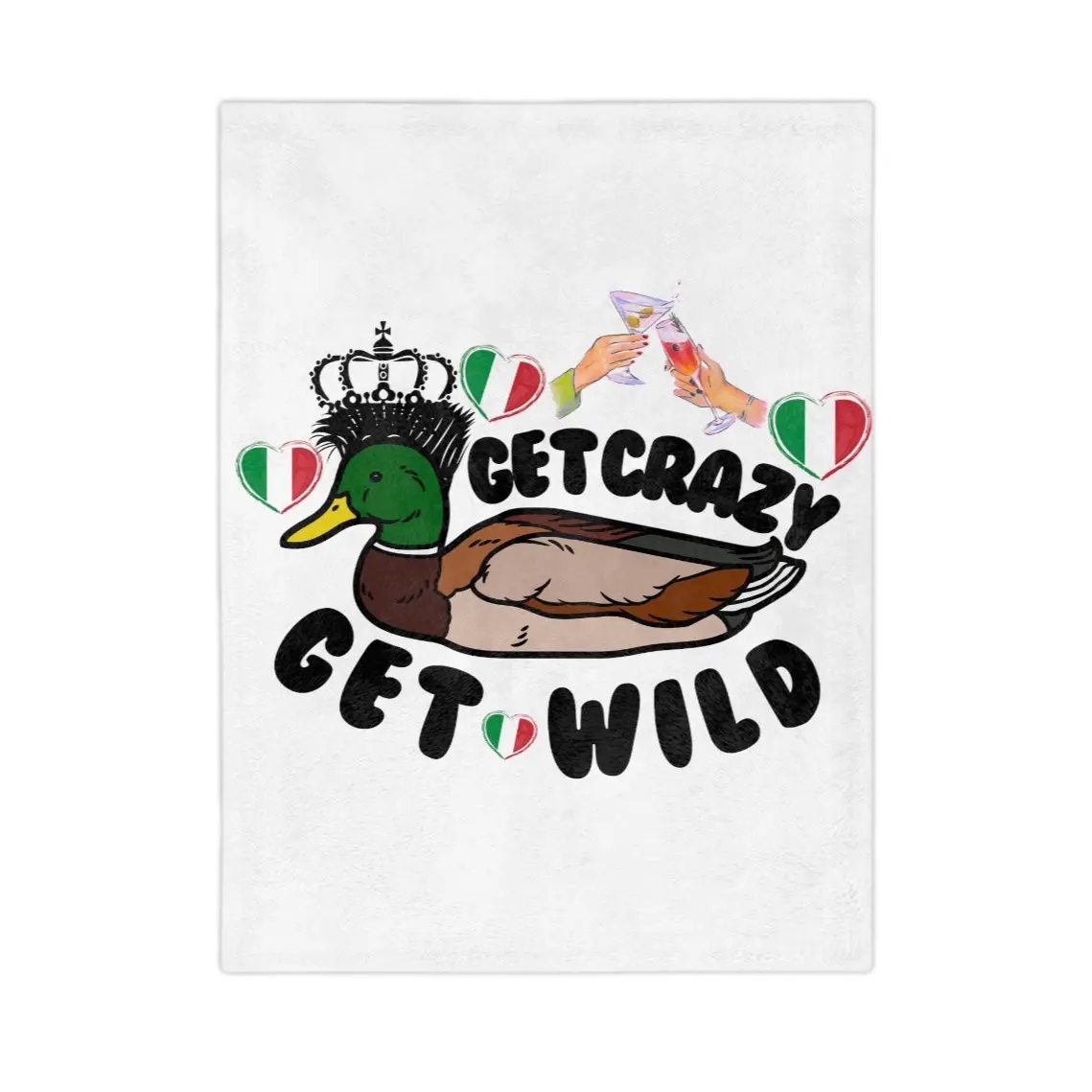 Jersey Shore Duck Phone Blanket