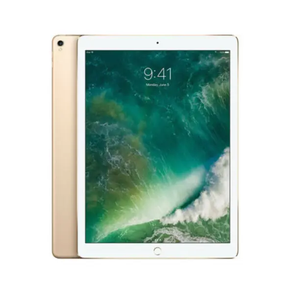 Refurbished Apple iPad Pro 12.9-inch (2nd Gen) 64GB Gold Wi-Fi + Cellular (2017) with A10X Fusion Chip & Tablet Charger Accessories | (Eco-Friendly Condition)